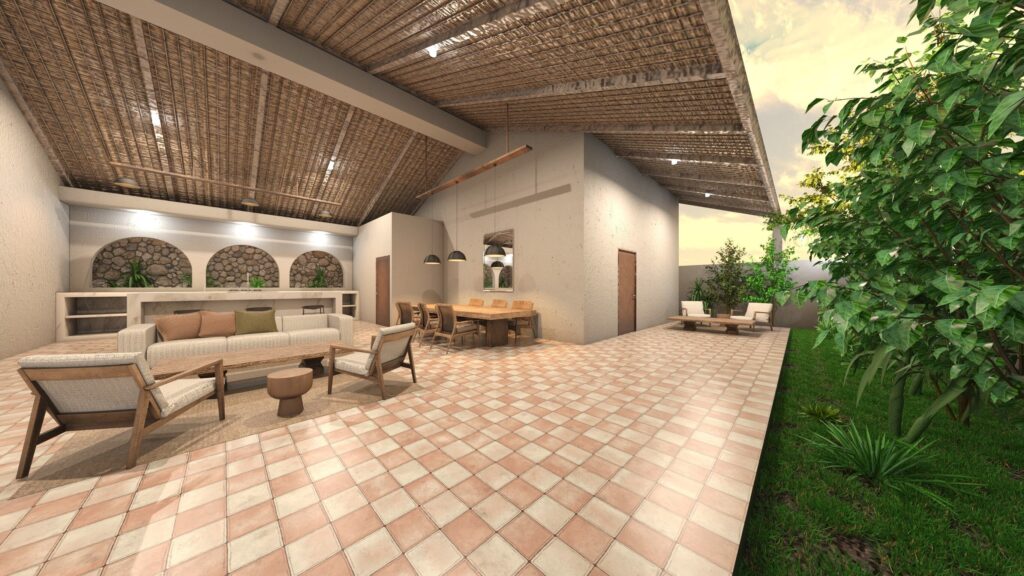 une cuisine veranda